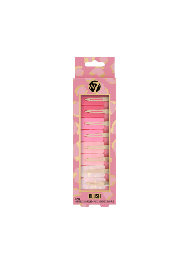 W7 Creaseless Hair Clips Blush