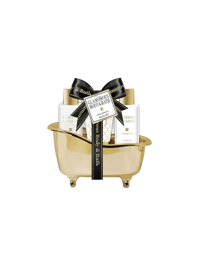 Glamorous Set Gold Tube Fresh Bouquet (41-235)