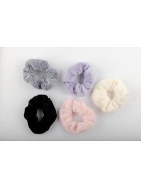 Azure Accessories Γούνινο Scrunchie (XA-0270)