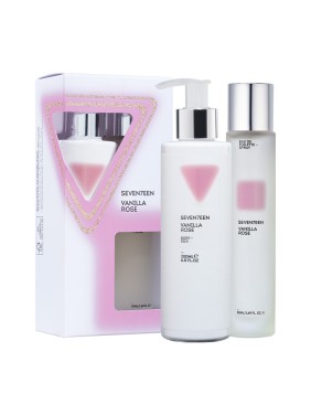 Seventeen Vanilla Rose Set Eau De Toilette 50ml + Body Silk 200ml