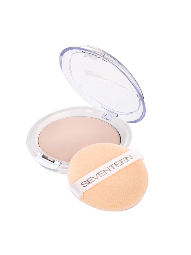 Seventeen NATURAL SILKY TRANSPARENT COMPACT POWDER No 02 LIGHT BEIGE