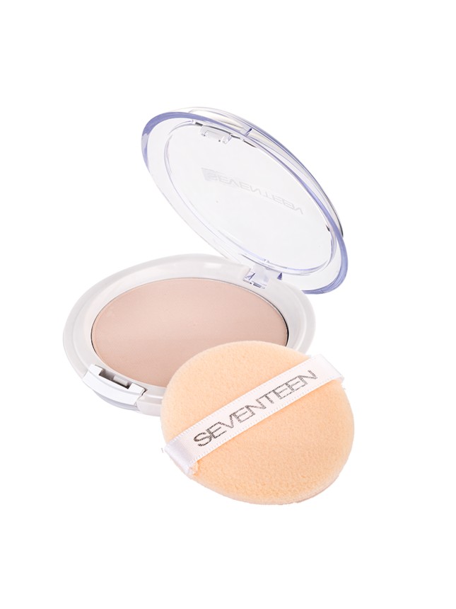 Seventeen NATURAL SILKY TRANSPARENT COMPACT POWDER No 03 MEDIUM BEIGE