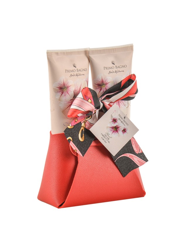 PrimoBagno Cosmetic Bag Musk Oriental With Fouland, Body Lotion & Shower Gel