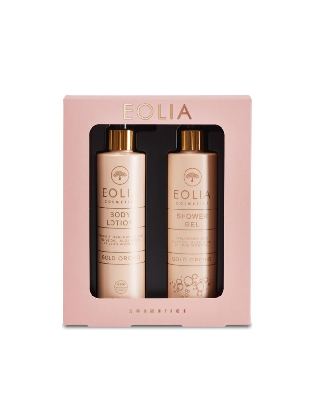 Eolia Gift Box Shower Gel Gold Orchid & Body Lotion Gold Orchid