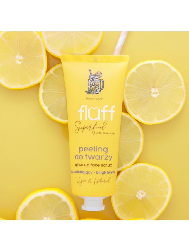 Fluff Glow Up Lemonade Brightening Face Scrub 75ml