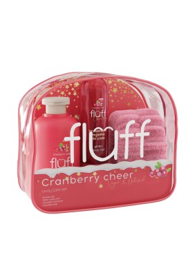 Fluff Body Care Set Cranberry Cheer 3pcs