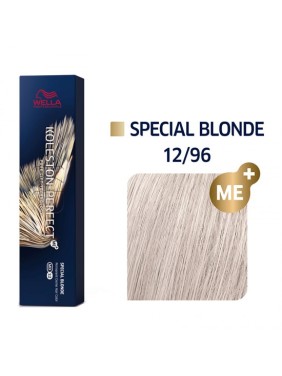 Wella Koleston Perfect Me+ Rich Naturals 12/96 Πολύ Ανοιχτό Φωτεινό Ξανθό Ιριζέ Βιολέ 60ml