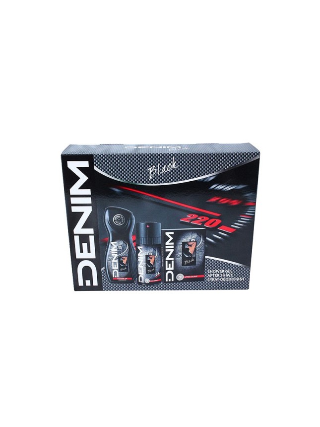 Denim Black Men's Gift Set 