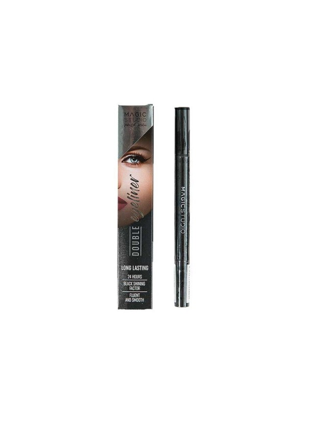 Magic Studio Double Eyeliner Long Lasting Black