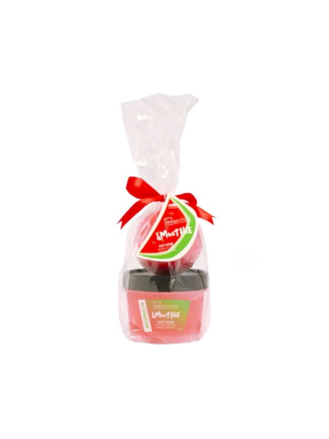 IDC Institute Bath Bomb and Scrub Set Watermelon