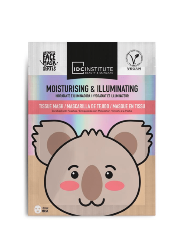 IDC Animals Koala Super Moisturizing & Illuminating Face Mask