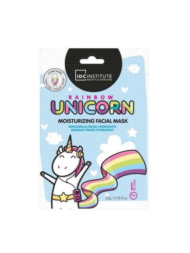 IDC Institute Rainbow Unicorn Moisturizing Facial Mask (90016)