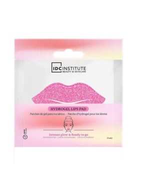 IDC institute Hydrogel Glitter Lip Patches Μάσκα Επίθεμα Χειλιών με Υδατικό τζελ & Γκλίτερ 1 pair Ροζ