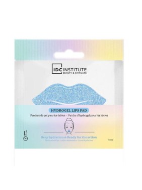 IDC institute Hydrogel Glitter Lip Patches Μάσκα Επίθεμα Χειλιών με Υδατικό τζελ & Γκλίτερ 1 pair Μπλε