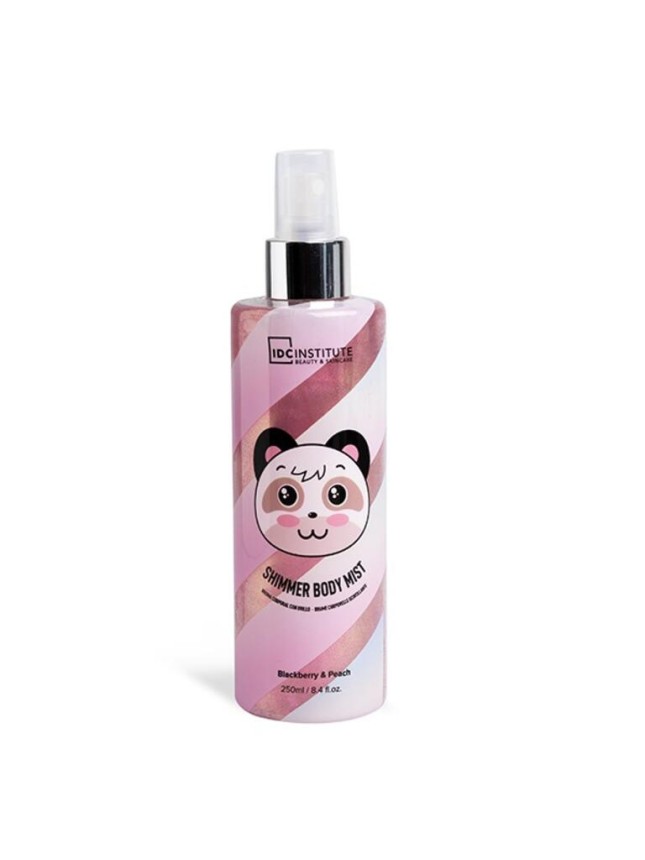 IDC Institute Panda Shimmer Body Mist Spray Blackberry & Peach 250ml