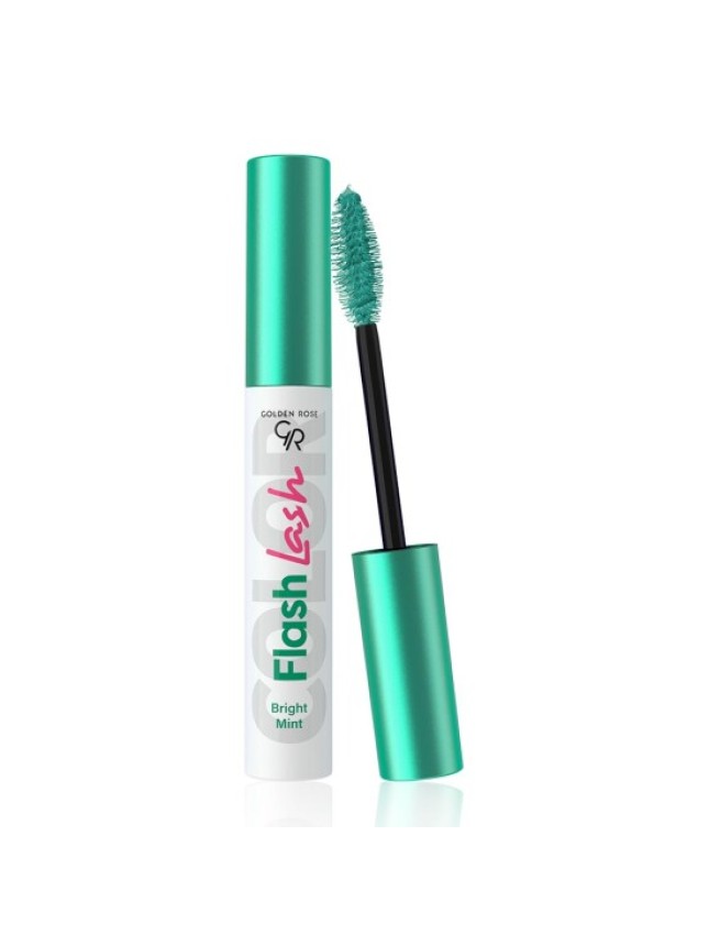 Golden Rose Flash Lash Colored Mascara 01 Bright Mint 