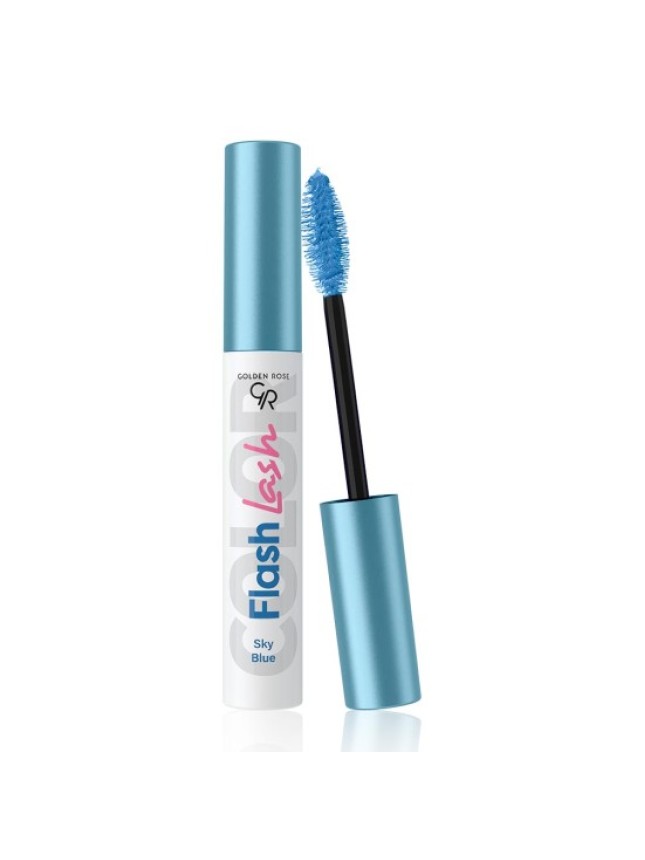 Golden Rose Flash Lash Colored Mascara 03 Sky Blue