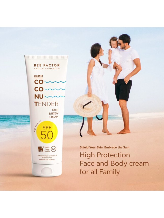 Bee Factor Αντηλιακή Κρέμα Spf50 Προσώπου & Σώματος 150ml (Κατάλληλο απο 12 μηνών)